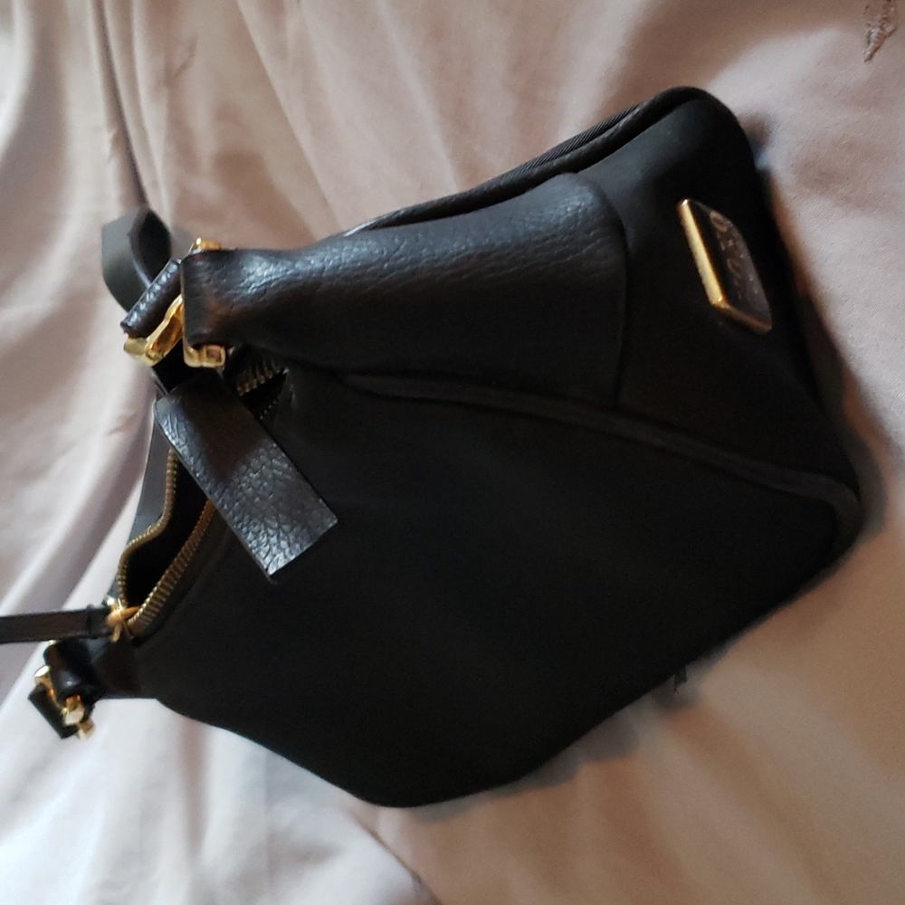 Vintage mini black shoulder bag